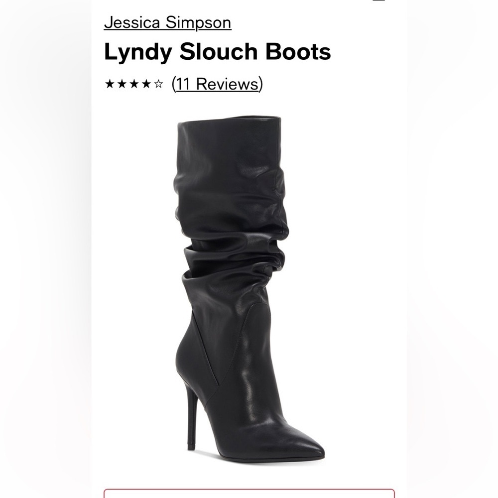 Jessica Simpson
Lyndy Slouch high Boots - high heel- black